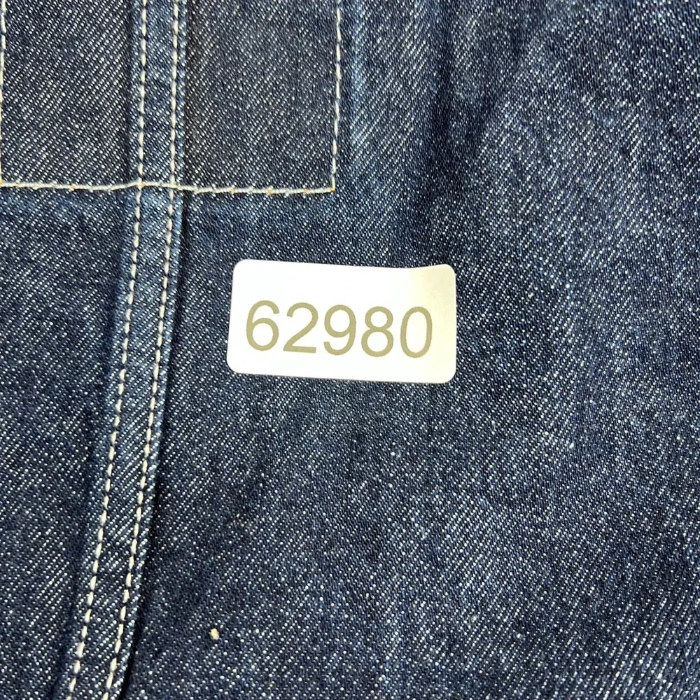 Levi's Chore Coat Jacket XL Dark Wash Blue Denim Mens Workwear Utility 00388 - Picture 10 of 10